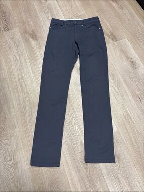 Outlier Slim Dungarees Pants Mens 28x32 Gray Stretch 5-Pocket Workcloth Canvas